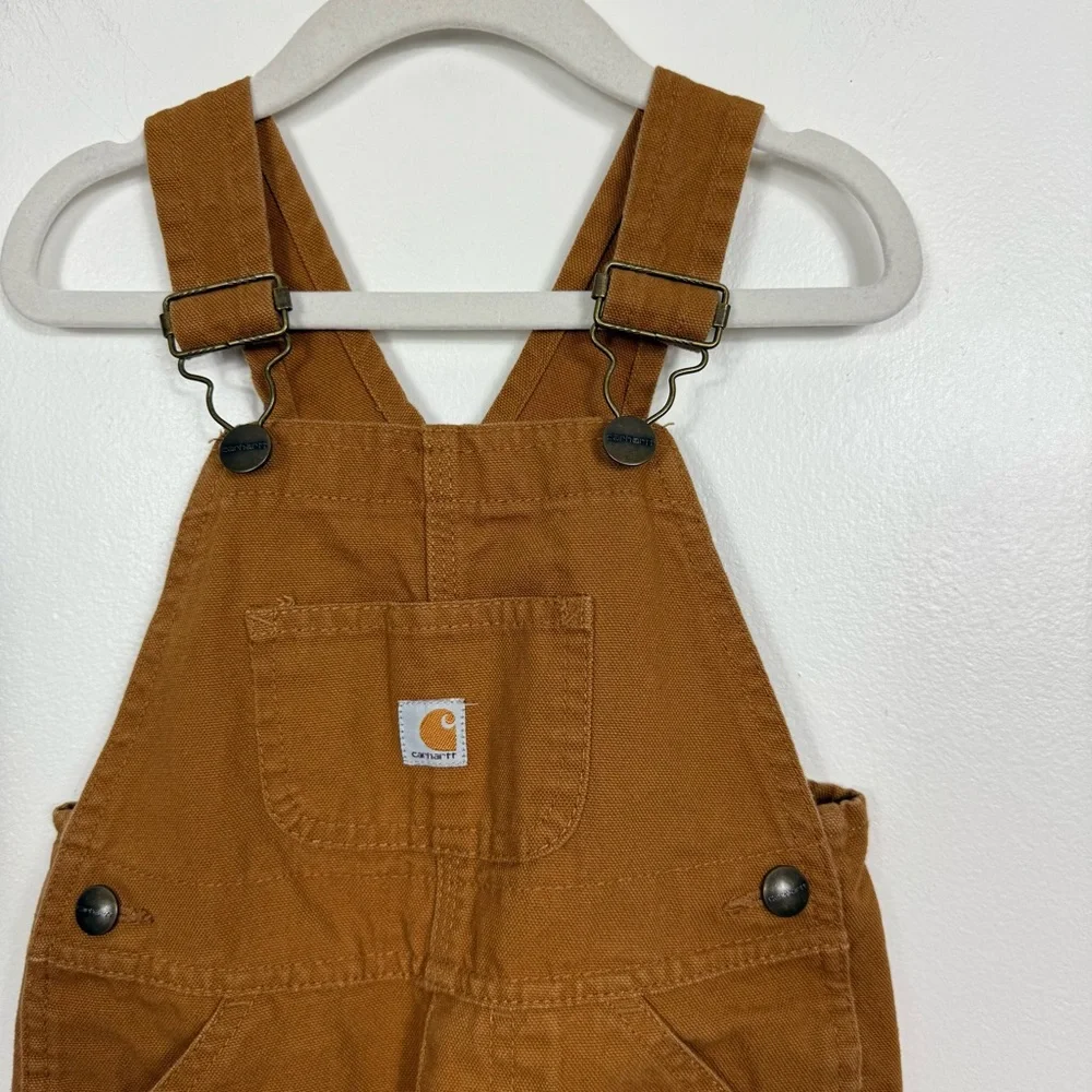Carhartt kids’ canvas bib cotton overall size 3T